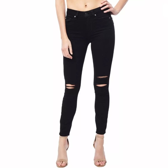 SOLD PAIGE HOXTON ANKLE SKINNY HIGH RISE - Picture 3 of 8